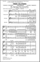 Trois Chansons: III. Yver Vous N'estes Qu'un Villain SATB choral sheet music cover